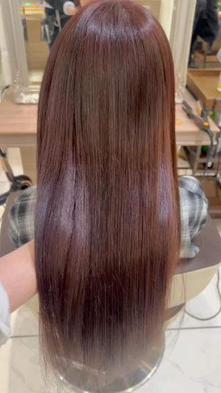 透明感たっぷり艶カラー 