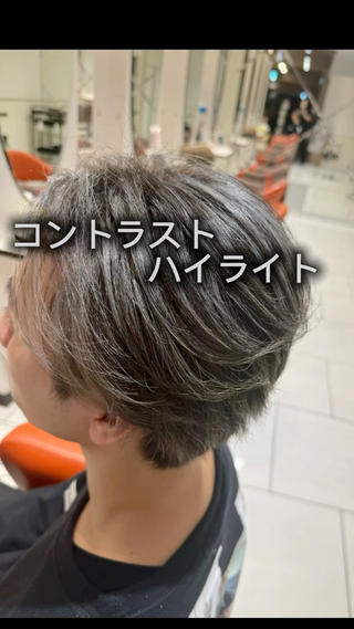 カラー メンズ マンスルージュKITTEマルイ博多店所属・博多駅徒歩1分 マルイ7階/市川のヘアスタイル