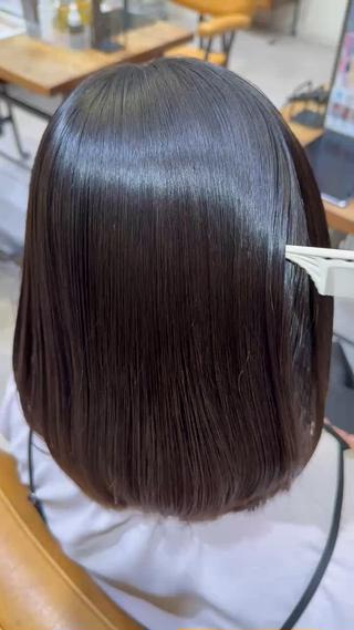 ミディアム やはらりの/ 透明感カラー‎のヘアスタイル