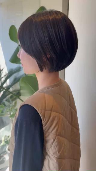 ショート 豊中/カット/上西 力のヘアスタイル