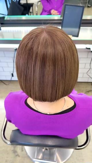 カラー Litmus hair salon所属・二子玉川/脱白髪染 /髪質改善/ソーエンのヘアスタイル