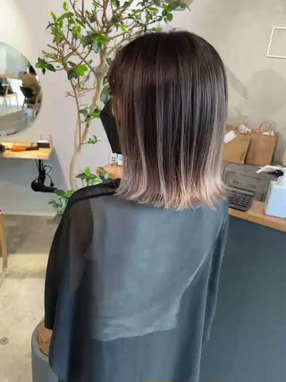 balayageデザイン1回目 