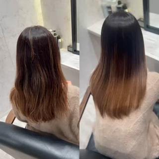 ロング 髪質改善ストレート Kantaのヘアスタイル