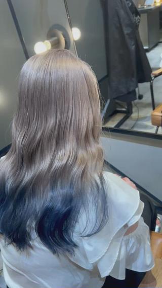 ロング カラー 髪質改善ストレート Kantaのヘアスタイル