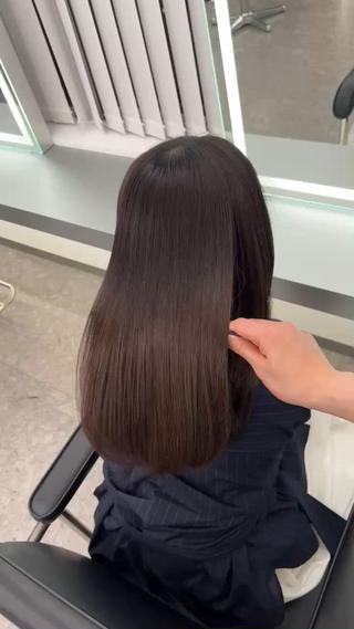 ロング カラー 髪質改善ストレート Kantaのヘアスタイル