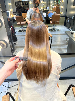 ロング 髪質改善ストレート Kantaのヘアスタイル