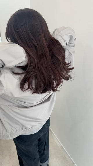 セミロング カラー ヘアセット/艶カラー 💐nao.のヘアスタイル