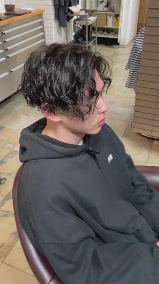 ショート メンズ 🌞メンズパーマ ONOE💈のヘアスタイル