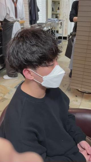 ショート メンズ 🌞メンズパーマ ONOE💈のヘアスタイル