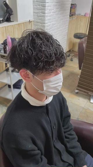 ショート パーマ メンズ 🌞メンズパーマ ONOE💈のヘアスタイル