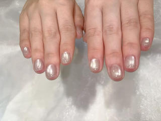 動くたび可愛いマグネットネイル 