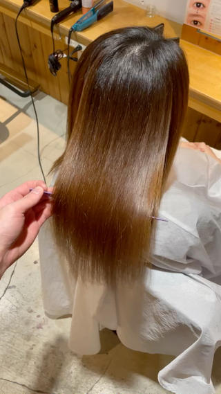 ロング 縮毛矯正支持率👑 No.1 SORAのヘアスタイル