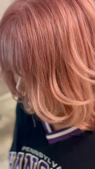 ミディアム 名古屋デザイン SOLAのヘアスタイル