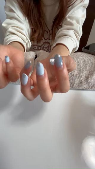 ネイルして1ヶ月後も取れる事なく安心 