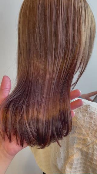 ミディアム カラー レイヤー/似合わせ TAKUYAのヘアスタイル