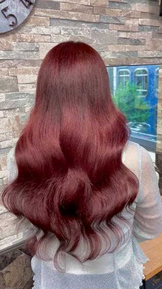 ブリーチ+イルミナカラー 