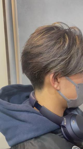 ミディアム カラー メンズ アイブロウ メンズ特化🟡個室 口コミ高評価🟡三澤のヘアスタイル