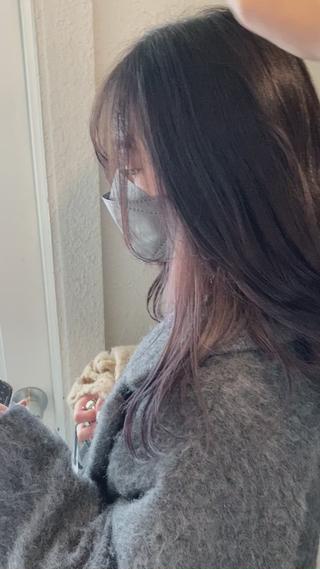 lavender透け感カラー 