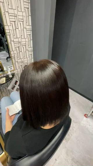セミロング 篠原 侑作のヘアスタイル