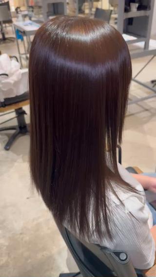 ロング THE SKY所属・水口 友希のヘアスタイル