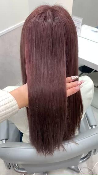 ロング カラー 松村 知佳のヘアスタイル