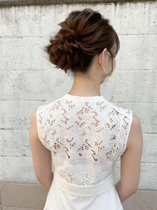 シニヨンアレンジ 