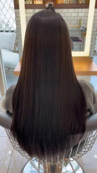 ロング カラー Miyu’s所属・縮毛矯正特化 髪質改善辻良輝のヘアスタイル