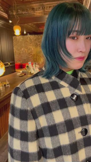 ミディアム カラー haco＋所属・圧倒的デザイン力 店長🎨RENAのヘアスタイル