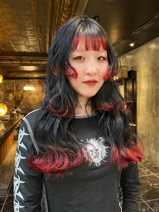 ロング カラー haco＋所属・圧倒的デザイン力 店長🎨RENAのヘアスタイル