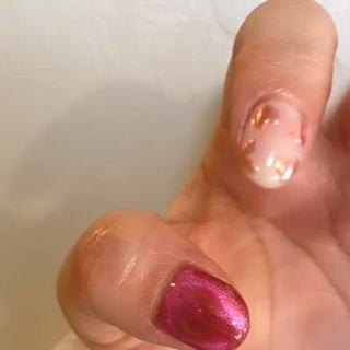 #バレンタインネイル
#ハートマグ 