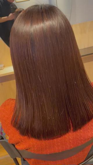 ミディアム カラー パーマ 【美髪とカット】 AKIFUMIのヘアスタイル