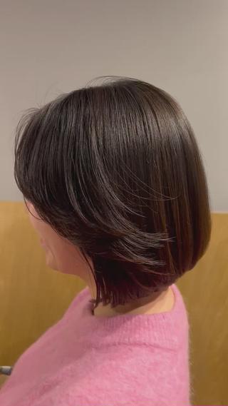 ミディアム カラー パーマ 【美髪とカット】 AKIFUMIのヘアスタイル