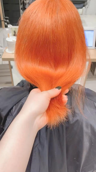 ミディアム カラー パーマ ヘアアレンジ stylist ◎RUKI.のヘアスタイル