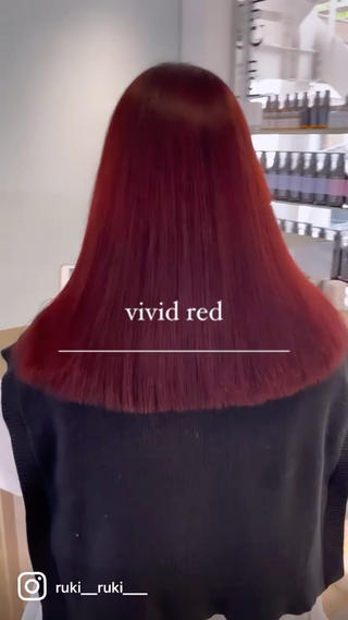 セミロング カラー ヘアアレンジ stylist ◎RUKI.のヘアスタイル