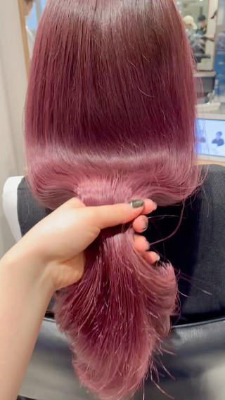 ロング カラー パーマ ヘアアレンジ stylist ◎RUKI.のヘアスタイル