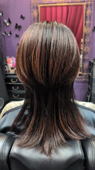 セミロング 渡辺 康行のヘアスタイル