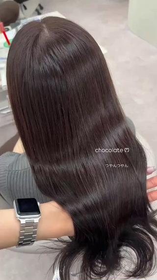 ロング カラー 美髪矯正/髪質改善/ 艶髪🤍伊藤梨紗のヘアスタイル