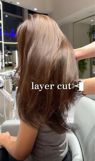 ロング レイヤーカット/高木 秀斗/メロ髪美容師のヘアスタイル