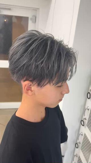 メンズ メンズハイトーン特化 てるぼうのヘアスタイル