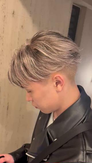 ショート カラー メンズ メンズハイトーン特化 てるぼうのヘアスタイル