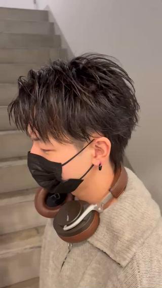 ショート メンズ メンズハイトーン特化 てるぼうのヘアスタイル