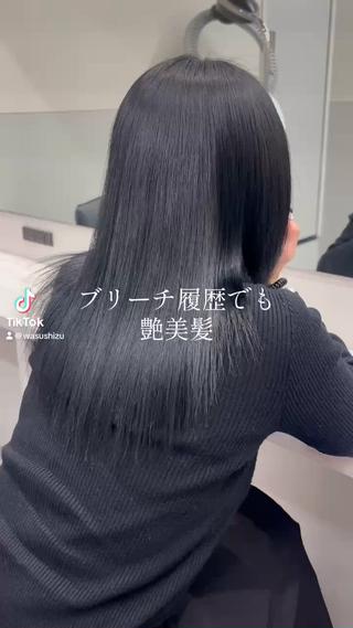 ミディアム カラー SALOWIN原宿iori B１階所属・🫧美髪育成美容師 WASHIZU🫧のヘアスタイル