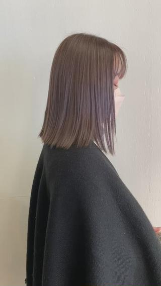 ミディアム カラー LOVESTOIKE 堂本のヘアスタイル