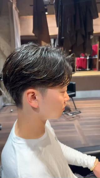 ショート パーマ メンズ メンズ/佐藤 恒輝のヘアスタイル