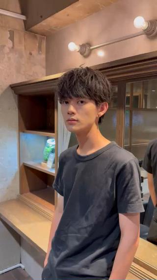 シャドウパーマ＋カット 