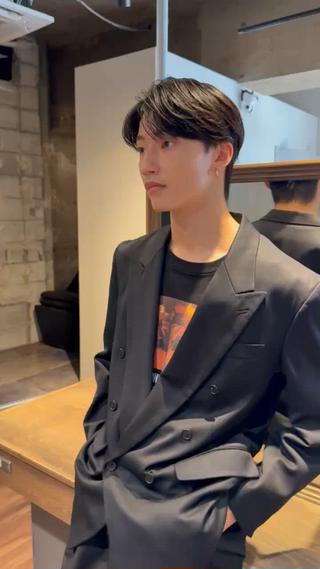 ショート パーマ メンズ メンズ/佐藤 恒輝のヘアスタイル