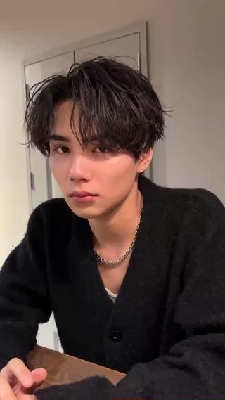 ショート パーマ メンズ メンズ/佐藤 恒輝のヘアスタイル