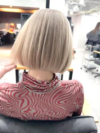 #ハイトーンボブ 