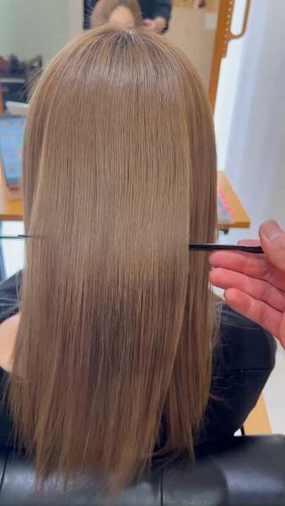 髪質改善ストレート 