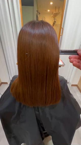 髪質改善ストレート 